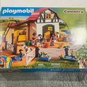 Playmobil Country Pony Farm Playset - Multicolor